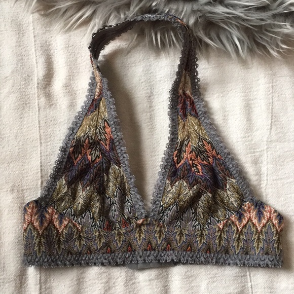 Free People Other - Free People Galoon Lace Halter Bralette